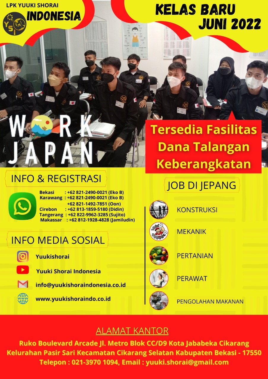 Promo Kelas Baru Bulan Juni Pergi Ke Jepang